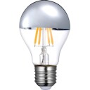 DIOLUX S19-D 6W 927 540lm E27 toppspeil sølv