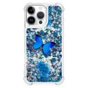 Trolsk Mobildeksel med Flytende Glitter Sommerfugl (iPhone 16 Pro Max)