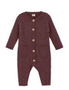 CeLaVi Jumpsuit Knitted Burgundy 80