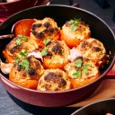 Staub Chistera traktørpanne 24 cm kirsebærrød