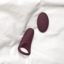 Amaysin Vibrating Love Fjernstyrt Penisring      - Bordeaux