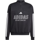adidas House of Tiro Half Zip Sweatshirt Herre Svart M