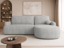 Branrel 3 seters sofa med divan   grå
