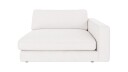 Rowico Home Duncan 1,5 seters sjeselong H Hvit Bobby 1 129 x 150 x 78 cm Hvit
