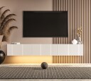 TV benk Hanah Home Ada 180 x 28,6 x 31,4 cm Hvit   Hvit