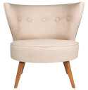 Lenestol Buritica med Armlene Beige