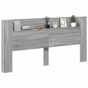  Hodegavl Grå Sonoma 200 x 16,5 x 103,5 cm Konstruert tre