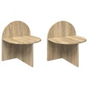  Nattbord 2 pcs Sonoma eik 40 x 35,5 x 45,5 cm Konstruert tre