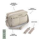 Done by Deer Quilted Stroller Bag Sand - Beige - ONE SIZE