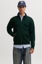 Jack & Jones   Collegegenser Jjebradley Sweat Zip Hn   Blå