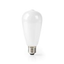 SmartLife LED Lyspære | Wi Fi | E27 | 500 lm | 5 W | Varm Hvit | 2700 K | Glass | Android™ / IOS | ST64 | 1 stk.