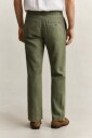 GANT Reg Linen Ds Pants   Khaki green   XL