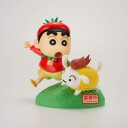 Northix Crayon Shin-chan Shinnosuke i Grønnsakskostyme Figur 10 cm