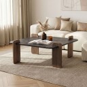 Coffee Table Nordure Mörk sten Valnöt -