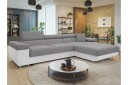 Gabina Sofa med Divan 3 seter   Grå/Hvit