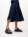 FitFlop Gen Ff Buckle Two Bar Leather Slides   Black   41