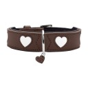 Hunter Halsbånd Love Cowleather Brun/Svart 42/S-M Halsmål 35-40 cm