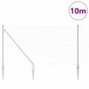  Gjerde med innlegg. sølv 1.2 x 10 m PVC belagt stål