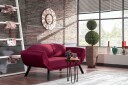 Albertina Sovesofa 2 seter   Burgunder