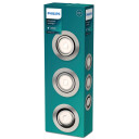 Philips Donegal Ceiling armatur GU10 3-pakning (sølv)