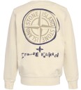 Stone Island Collegegenser   Gips m. Trykk   Stone Island   12 år 152   Collegegenser   Beige