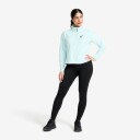 Revolutionrace Dame Overdeler Fleece & midlayers Hiker Cropped Half zip Fleece Dame Delicate Blue M