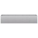 vidaXL Plantekasse 200x40x40 cm galvanisert stål