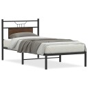  Sengeramme uten madrass brun eik 90x190 cm konstruert tre 4106833