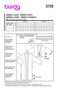 Burda 5720 Kimono & Jakke Eur: 36 48 Us: 10 22