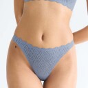 Sloggi Truser ZERO Feel Bliss String Brief Blå/Grå XX Large Dame