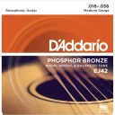 D'Addario EJ42 Phos Bronze 016-056  Akustisk gitar strenger