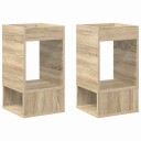 vidaXL Avlastningsbord 2 pcs Sonoma eik 30 x 30 x 56 cm Konstruert tre
