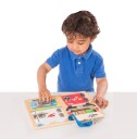 Melissa & Doug Låsebrett m. 4 jumbolokk