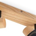 Lindby Evinora takspot av tre, 2 lyskilder