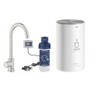 Grohe Red II Mono C blandebatteri med kokefunksjon (børstet krom)