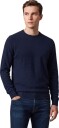Fly3 Crew neck sweater super140 merino wool XS blå herre