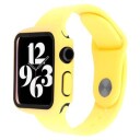 Apple Watch Series SE (2022)/SE/6/5/4 Plastdeksel med Skjermbeskytter - 44mm - Gul