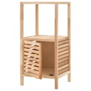 vidaXL Oppbevaringshylle for bad heltre valnøtt 39,5x35,5x86 cm