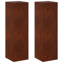 vidaXL Planteholder 2 pcs Rusten 30 x 30 x 100 cm Cortenstål