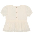 En Fant Top Ss Dobby   Cream   128