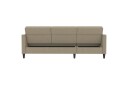 Sovesofa Hartford 213x153x82 cm Cappucino Linstoffutseende 100 % polyester   213x153x82 cm Cappucino Linstoffutseende 100 % polyester