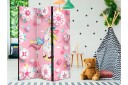Romdeler Unicorn på Blomstereng 113x517 cm - Artgeist sp. z o. o.