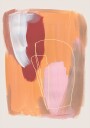 Abstract Brush Strokes 125 Plakat Plakat / 40x50cm