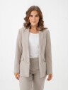 Selected Femme Rita Long Sleeve Classic Blazer Beige 36