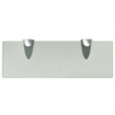 vidaXL Flytende hyller 2 stk glass 30x10 cm 8 mm