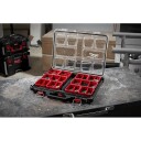 Milwaukee Packout Slim Tilbehørskoffert med 11 Rom 38x25x6.5 cm