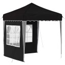  Pop up Festtelt Svart 195 x 195 x 245 cm