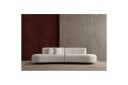 Dariya Svängd Sofa 3 sits   Krem
