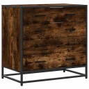  Kommode røkt eik 70x41x70 cm konstruert tre 8721102841408