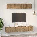  TV benksett 5 pcs artisan eik 100 x 30 x 30 cm Konstruert tre